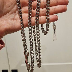 Discontinued Coach Silver Crossbody Strap NWT